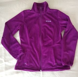 Columbia zipper soft jacket